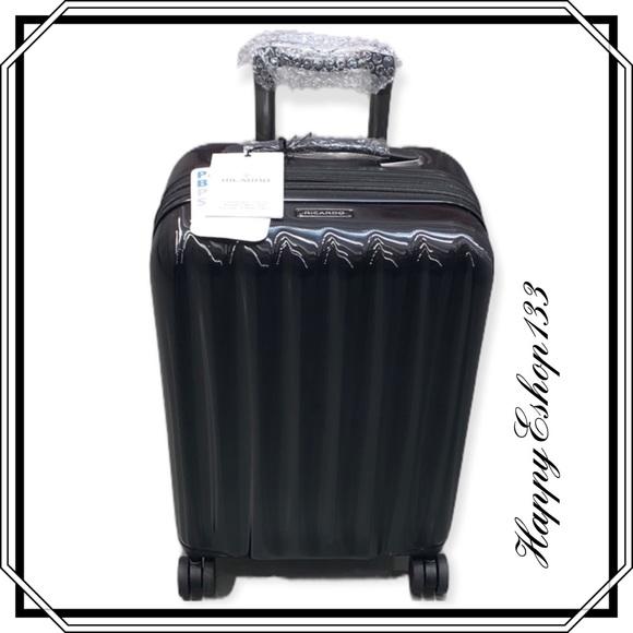 Ricardo Hardside Lightweight Carry On 350o Spinner Luggage Including Accessories - Picture 1 of 16
